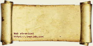 Zorana Poljaković vizit kartica